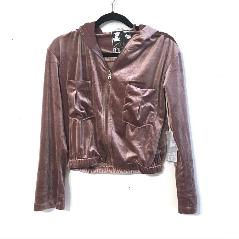 Young Fabulous and Broke Fritsy Velvet Jacket
